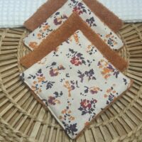 Lingettes Lavables Démaquillantes "Automne Bohème"