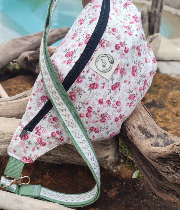 Sac Banane "Rose Bohème"