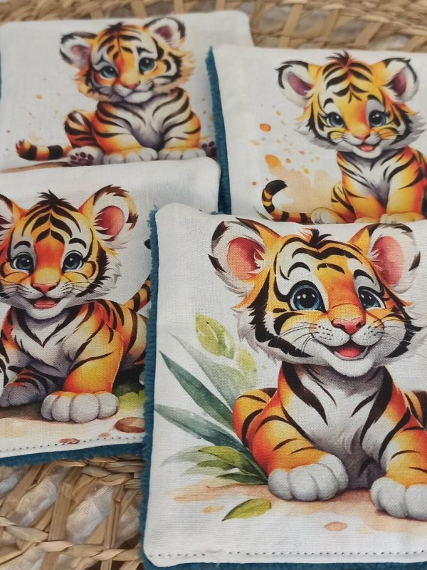 Lingette enfant "Petit tigre"