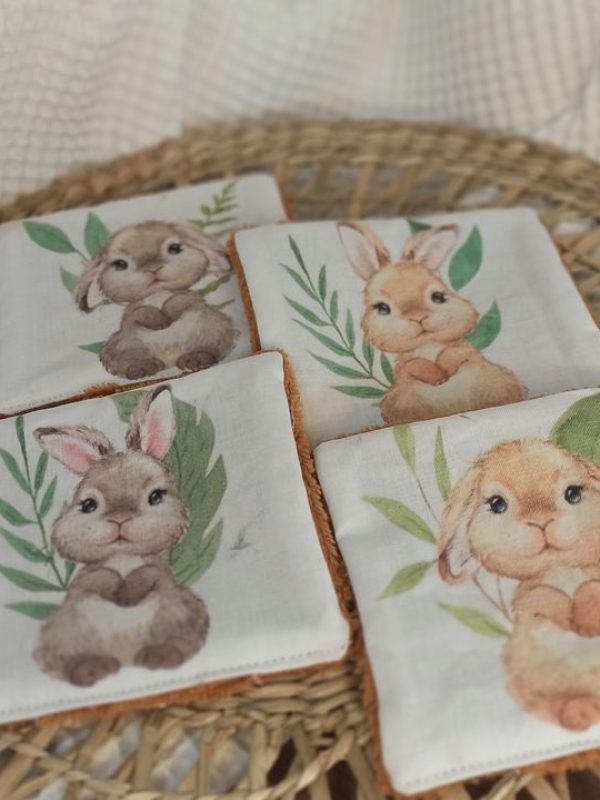 Lingette lavable Lapinou